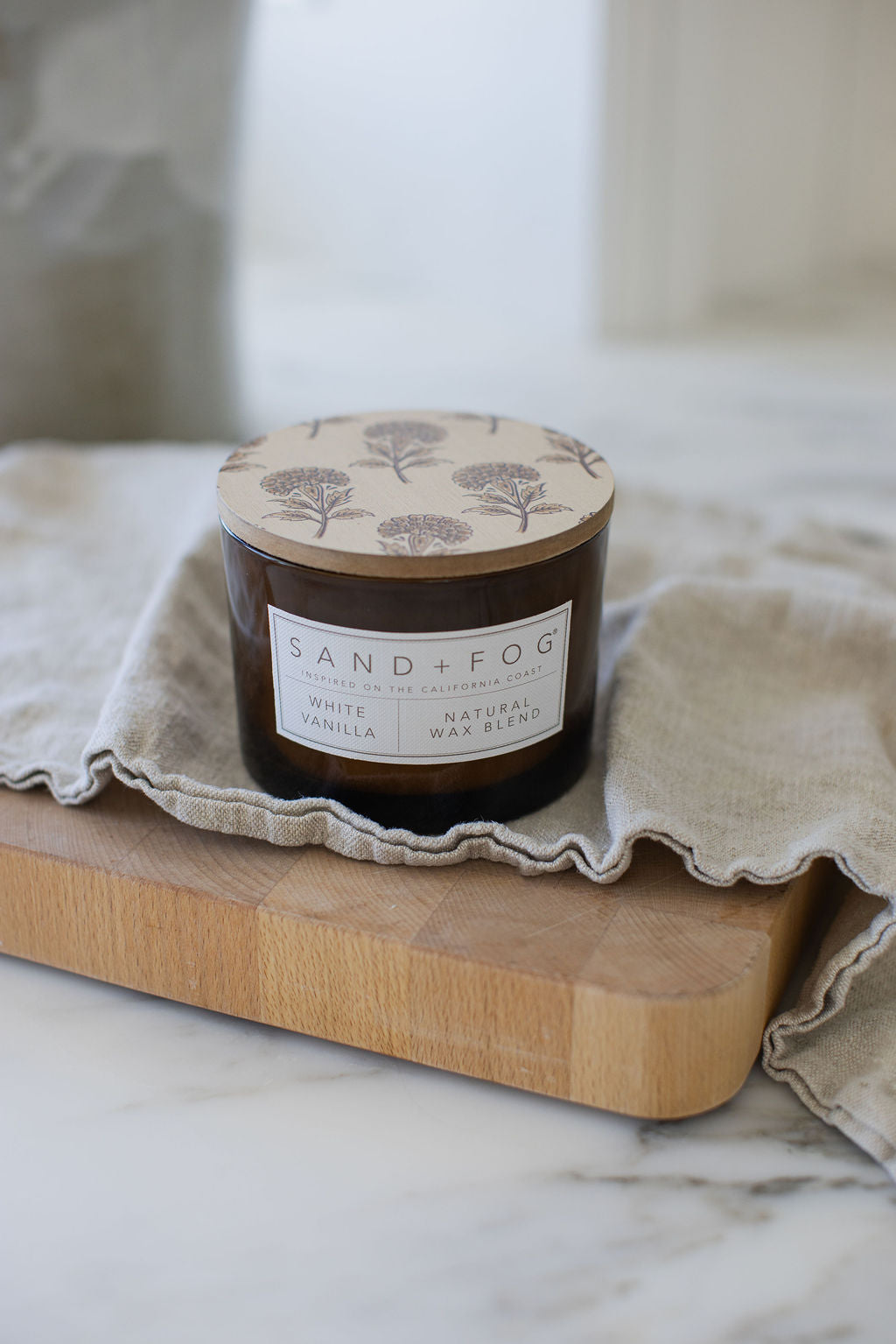 Scented White Vanilla 12 oz scented candle