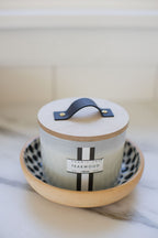Scented Teakwood 12 oz scented candle
