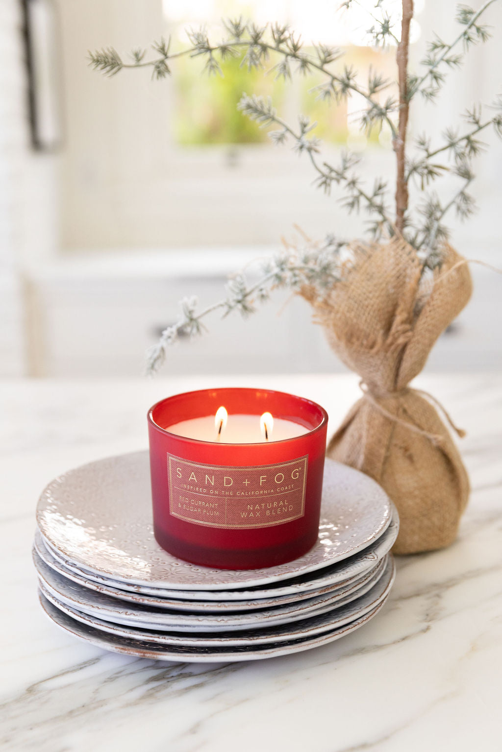 Scented Red Currant & Sugar Plum 12 oz scented candle