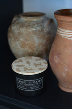 Scented Sand + Paws Vanilla Sandalwood 12 oz scented candle