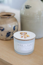 Scented Sand + Paws Clean Waves 12 oz scented candle