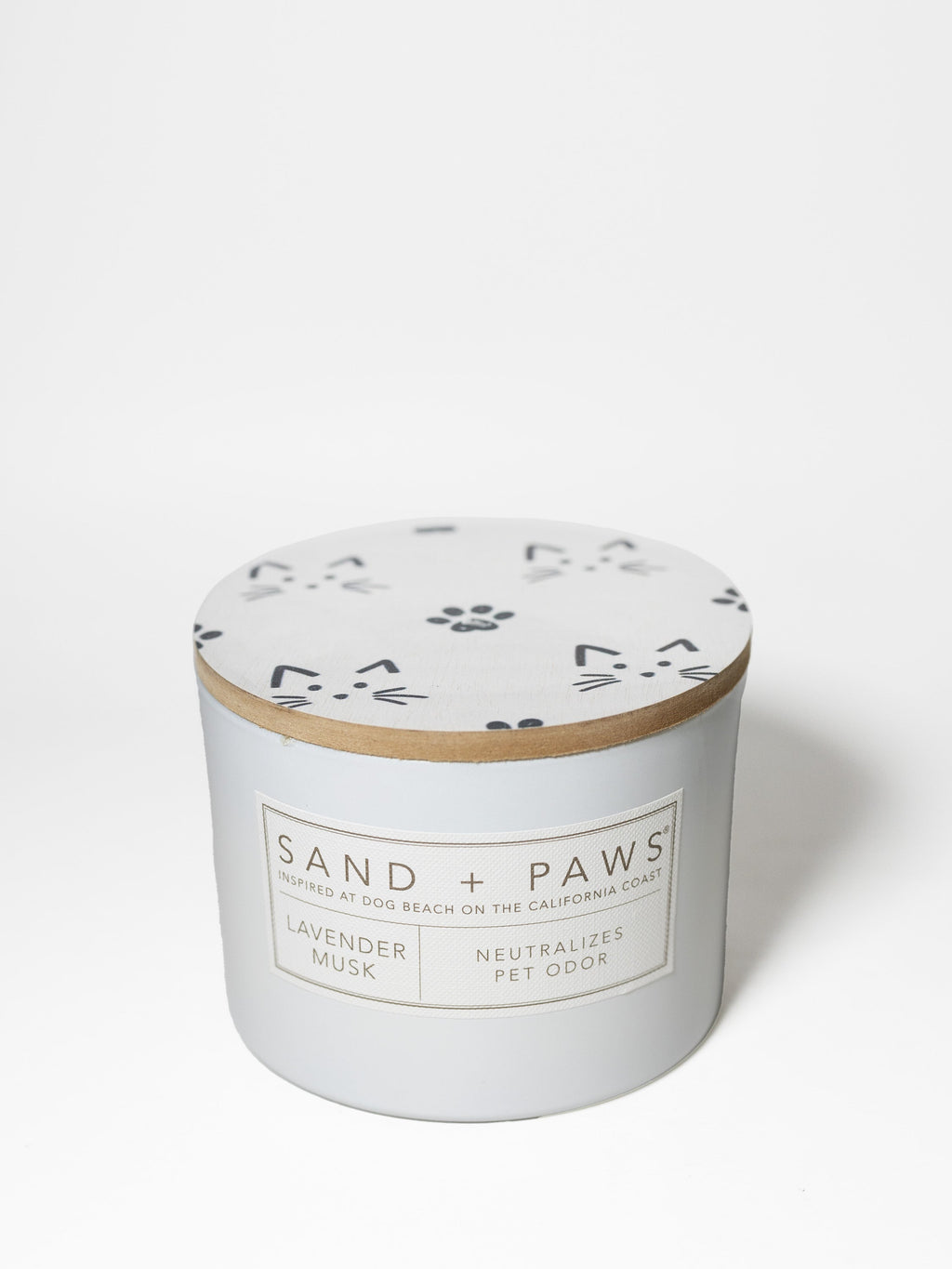 Scented Sand + Paws Lavender Musk 12 oz scented candle