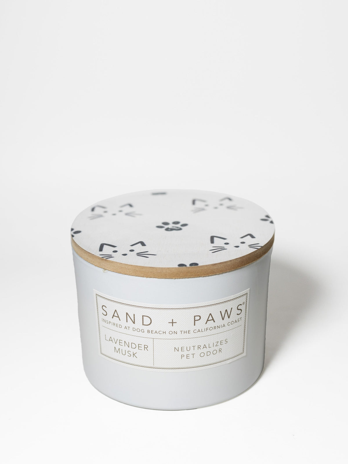 Scented Sand + Paws Lavender Musk 12 oz scented candle
