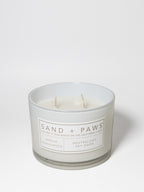 Scented Sand + Paws Vanilla Sandalwood 12 oz scented candle