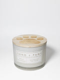 Scented Sand + Paws Vanilla Sandalwood 12 oz scented candle