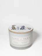 Scented Sand + Paws Cedar & Lavender 12 oz scented candle