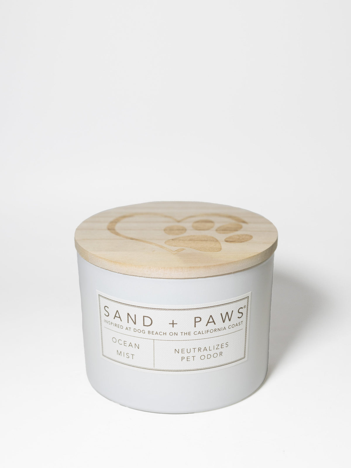 Scented Sand + Paws Ocean Mist 12 oz scented candle