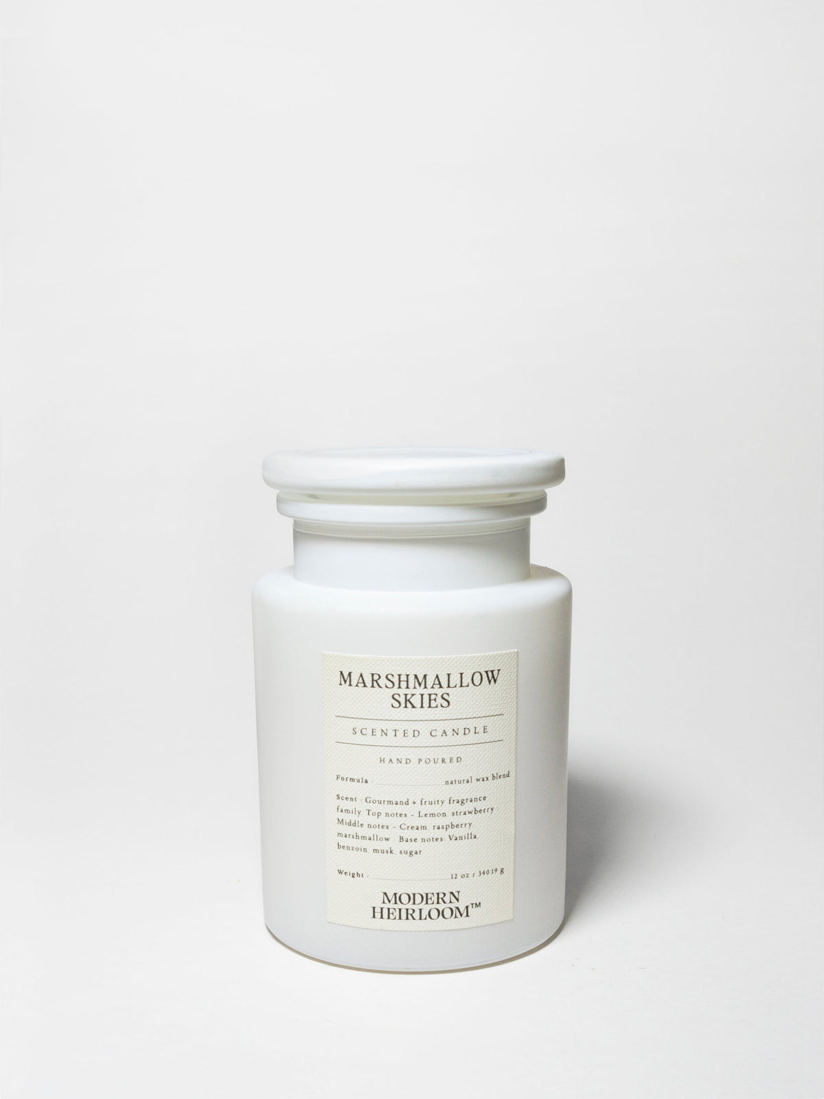 Scented Marshmallow Skies 12 oz scented candle