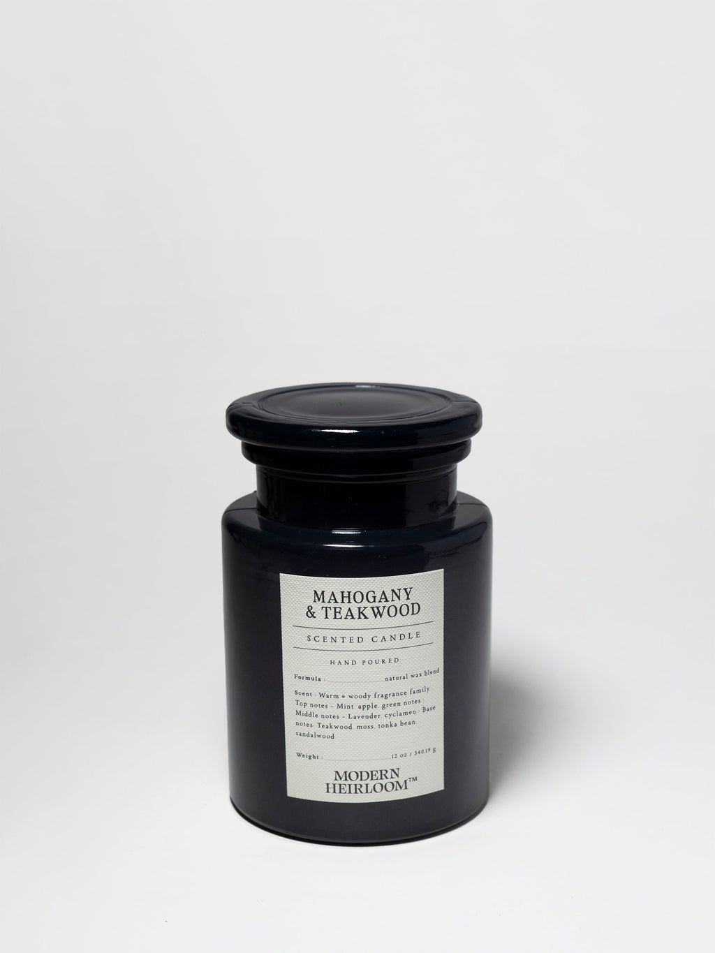 Scented Mahogany & Teakwood 12 oz scented candle
