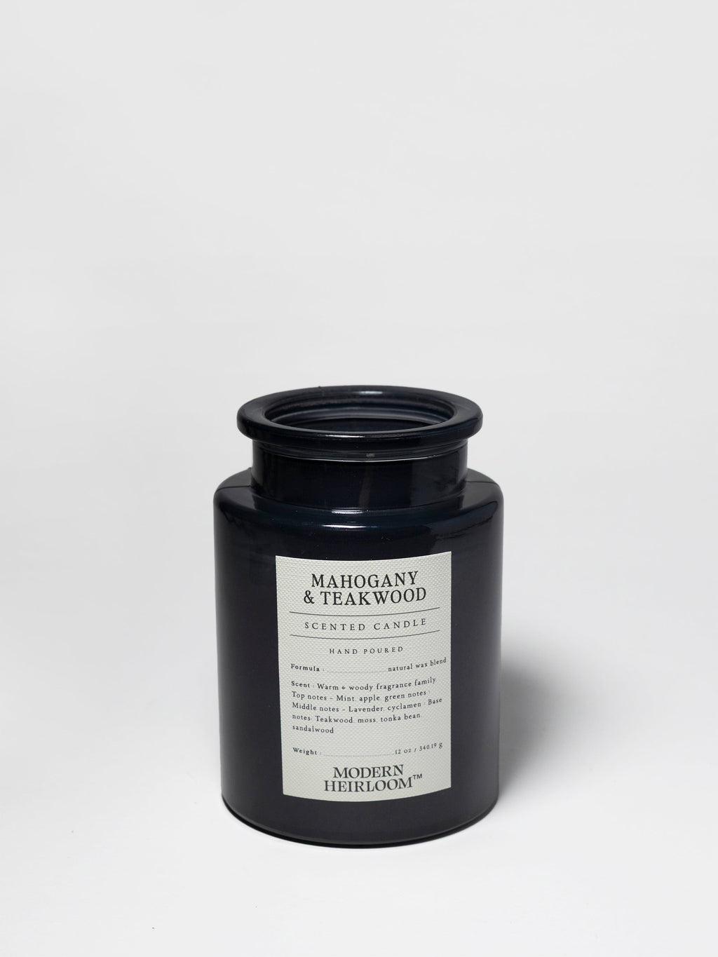 Scented Mahogany & Teakwood 12 oz scented candle