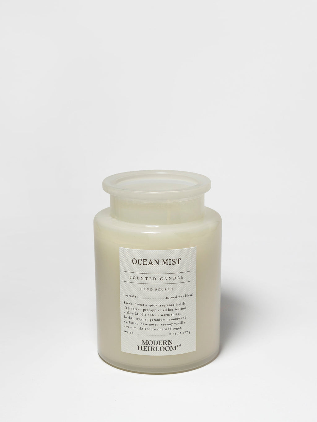 Scented Ocean Mist 12 oz scented candle