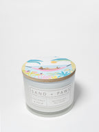 Scented Sand + Paws Coconut & Palm 12 oz scented candle