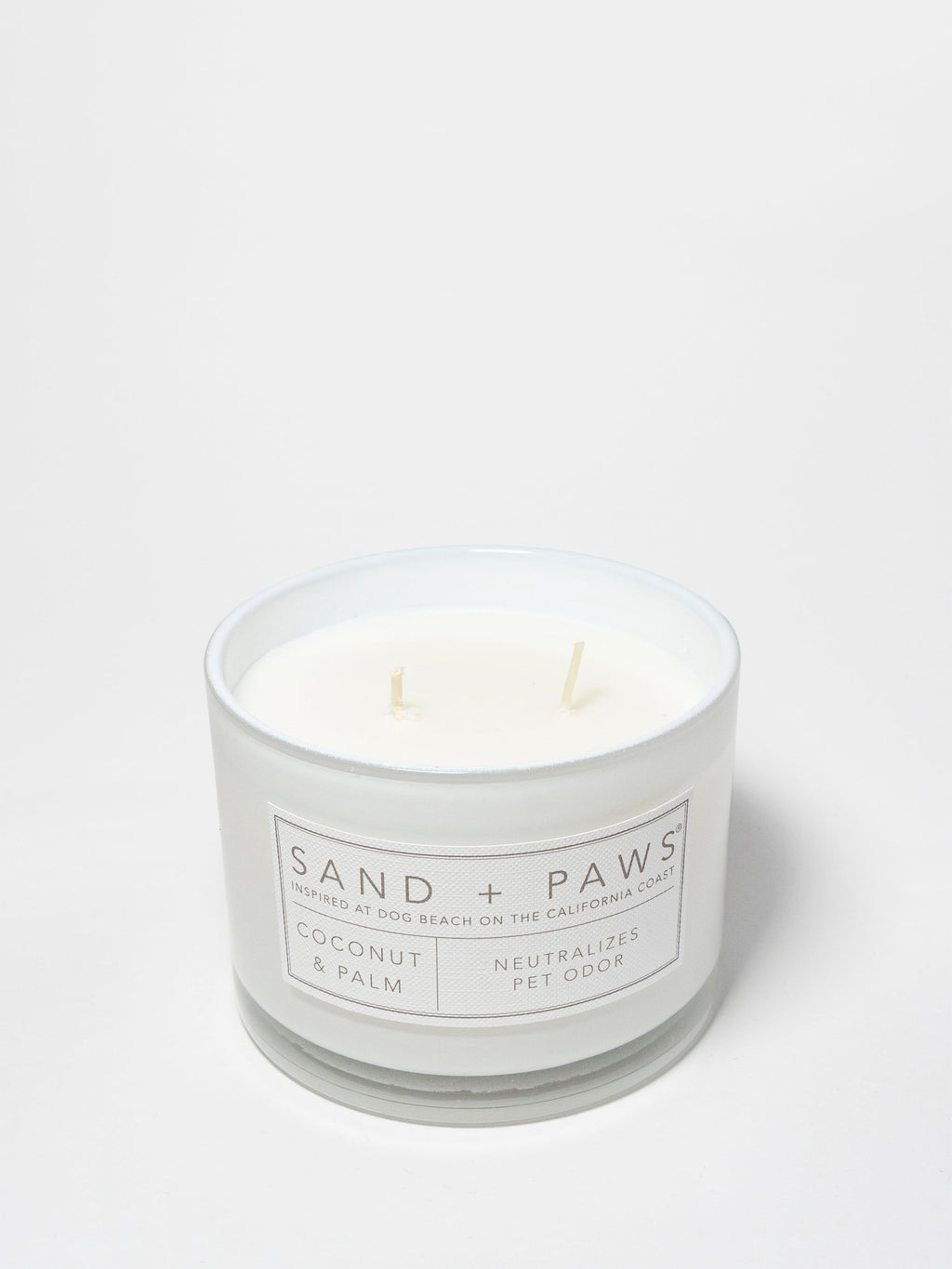 Scented Sand + Paws Coconut & Palm 12 oz scented candle