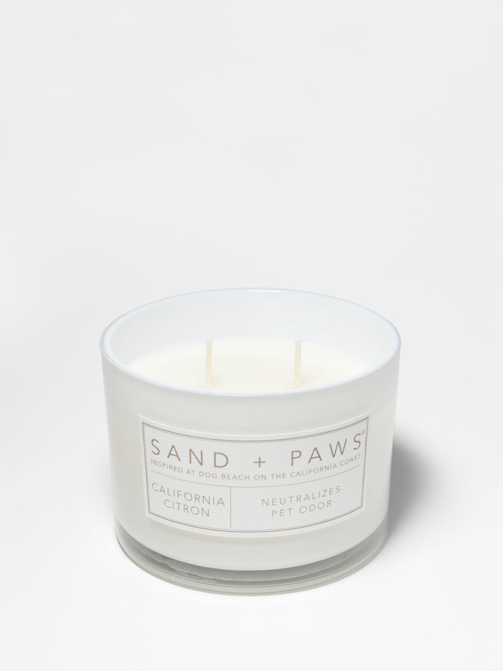 Scented Sand + Paws California Citron 12 oz scented candle