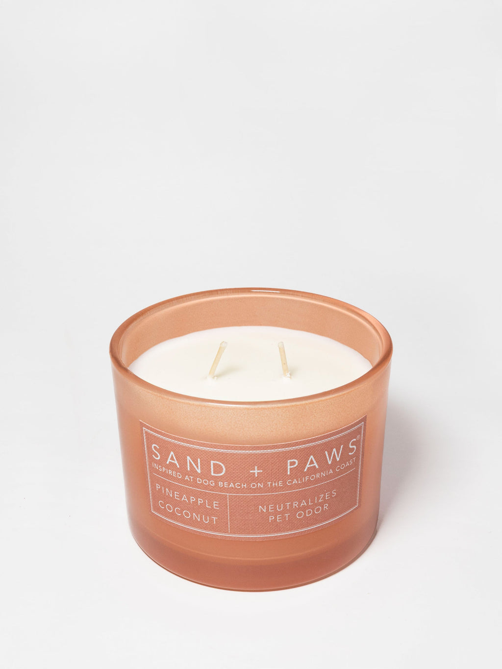 Scented Sand + Paws Pineapple Coconut 12 oz scented candle
