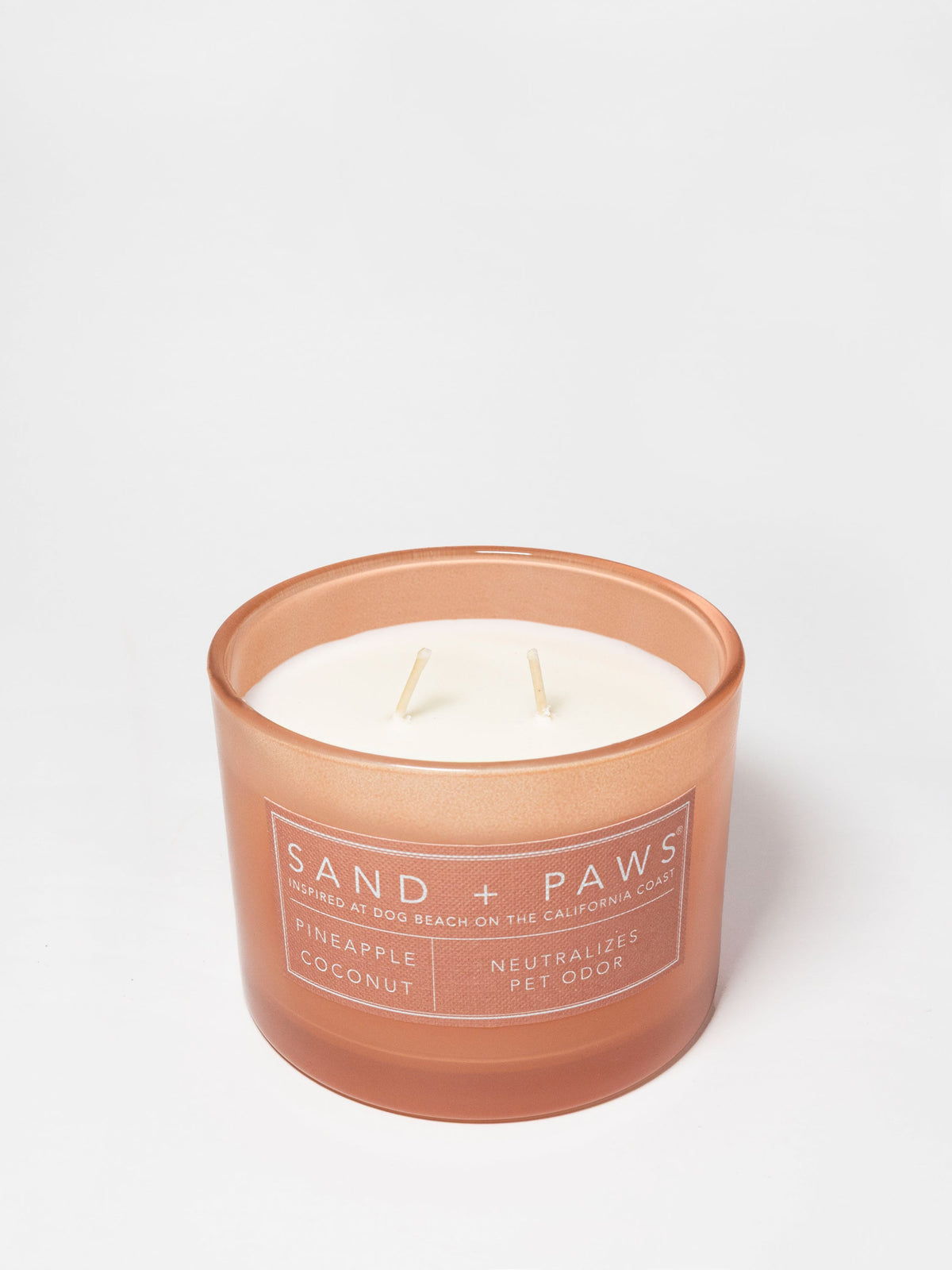 Scented Sand + Paws Pineapple Coconut 12 oz scented candle