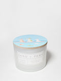 Scented Sand + Paws Clean Waves 12 oz scented candle