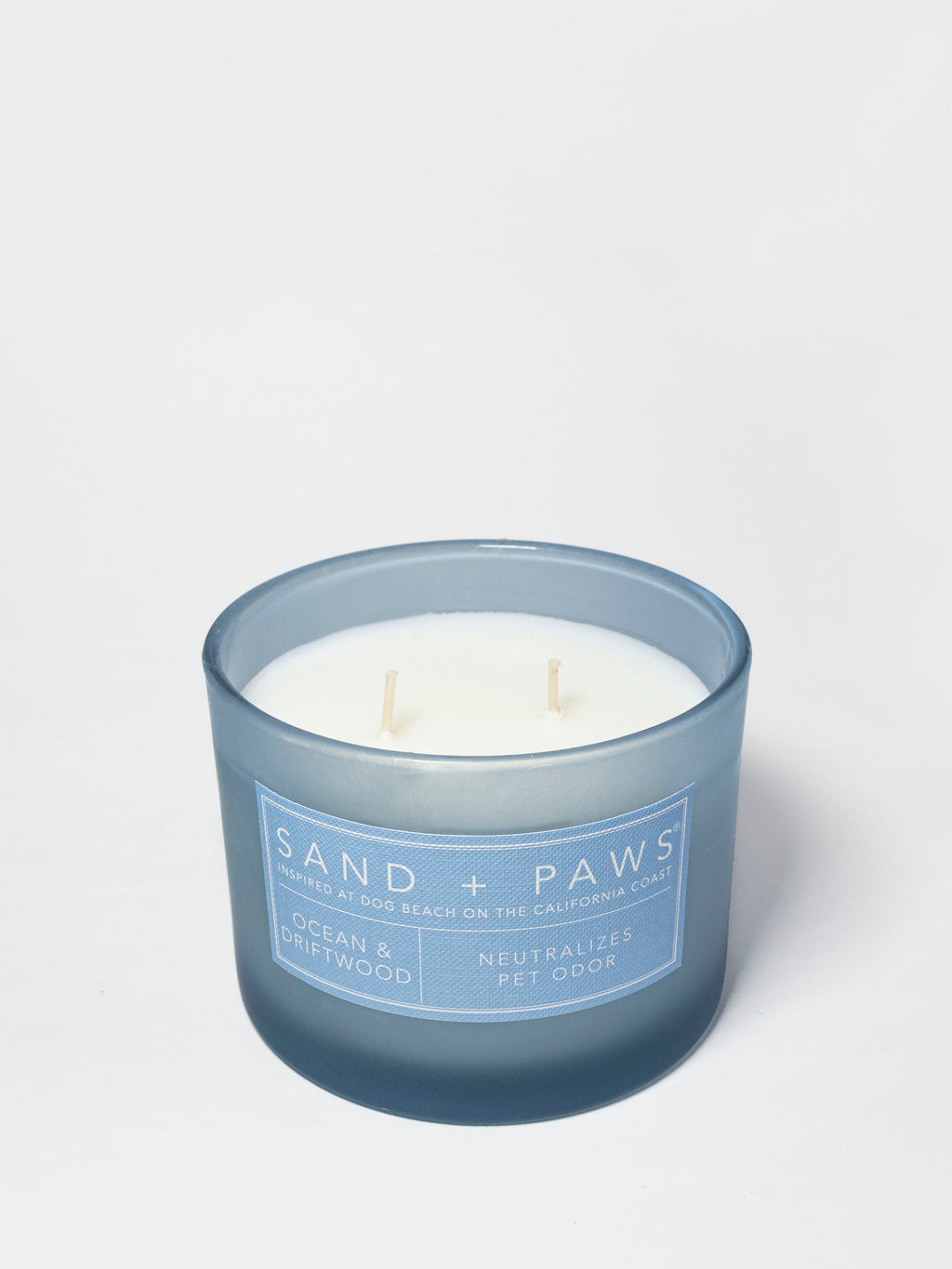 Scented Sand + Paws Ocean & Driftwood 12 oz scented candle