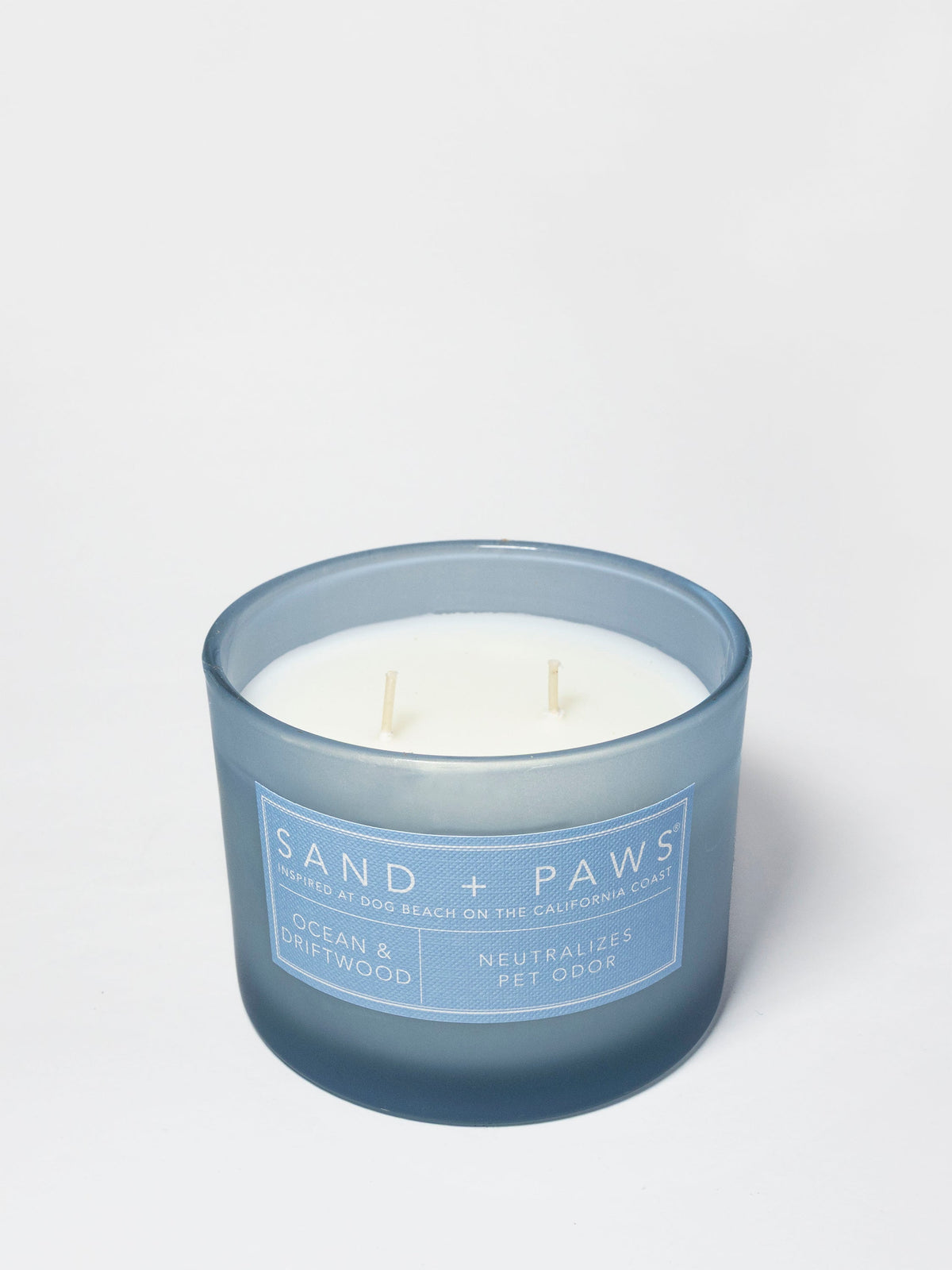Scented Sand + Paws Ocean & Driftwood 12 oz scented candle