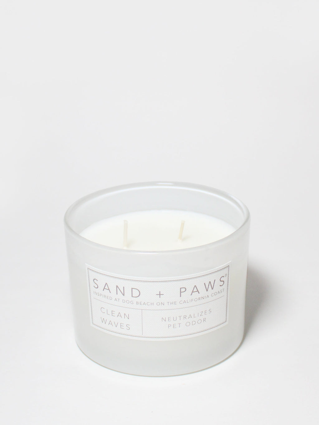 Scented Sand + Paws Clean Waves 12 oz scented candle