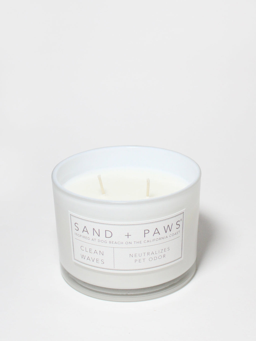 Scented Sand + Paws Clean Waves 12 oz scented candle