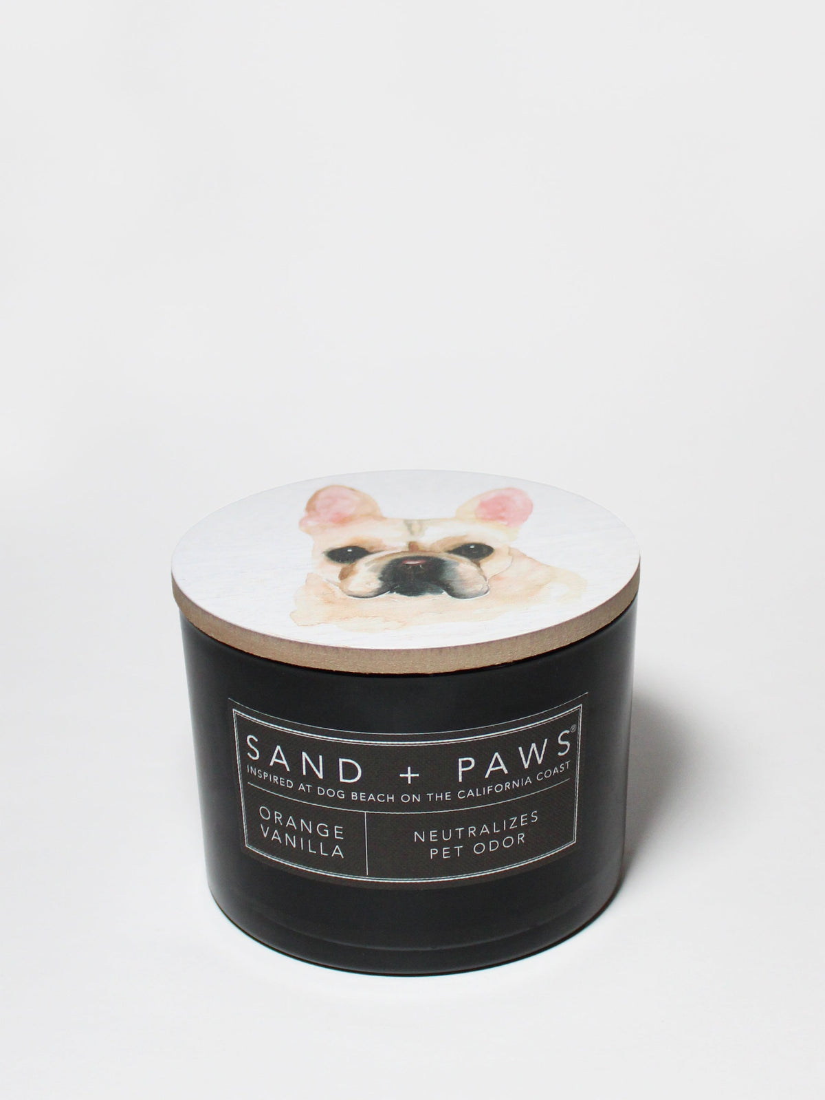 Scented Sand + Paws Orange Vanilla 12 oz scented candle