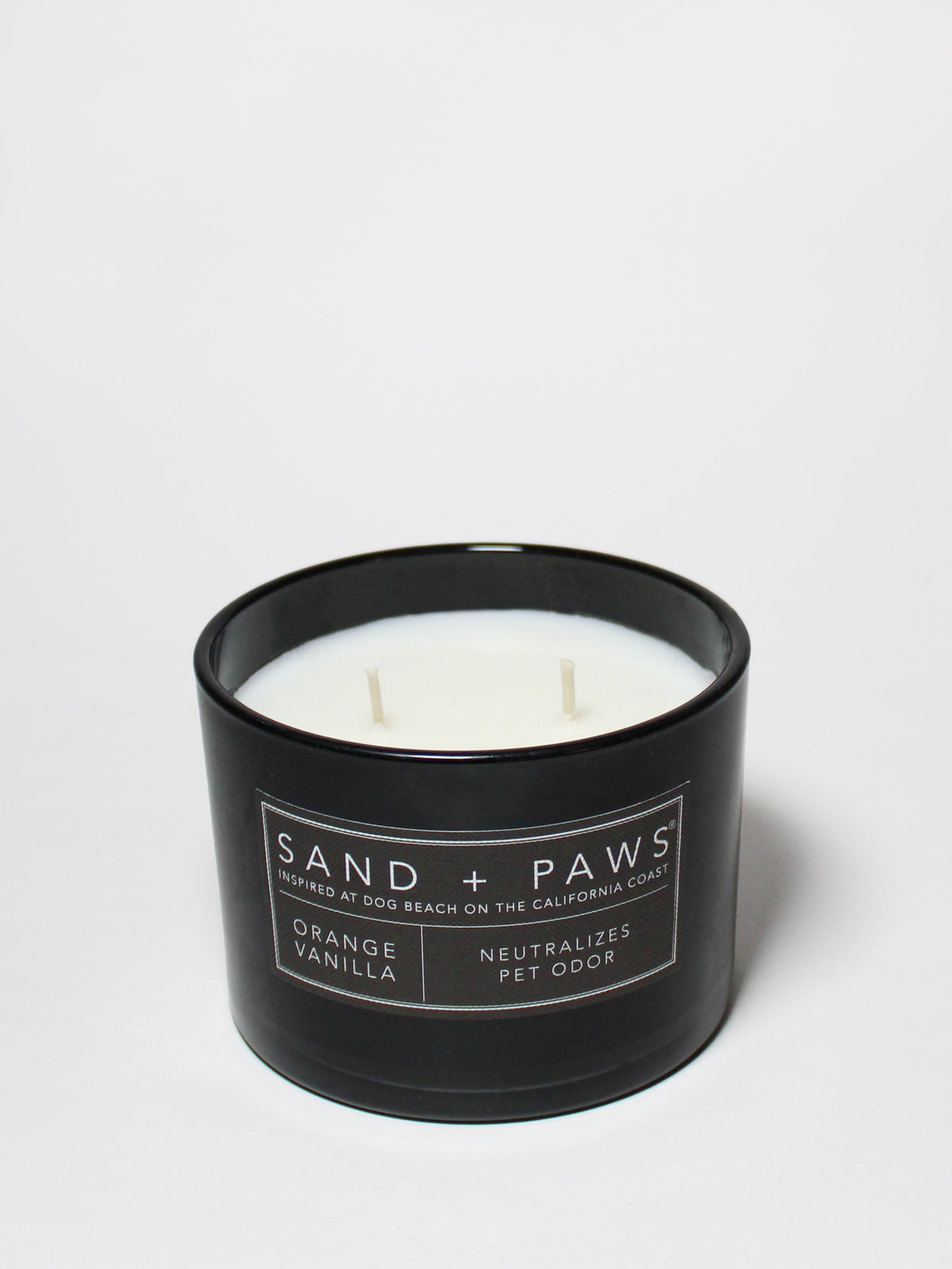 Scented Sand + Paws Orange Vanilla 12 oz scented candle