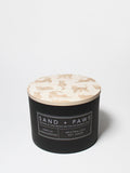 Scented Sand + Paws Vanilla Sandalwood 12 oz scented candle