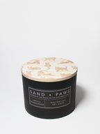 Scented Sand + Paws Vanilla Sandalwood 12 oz scented candle