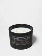 Scented Sand + Paws Vanilla Sandalwood 12 oz scented candle