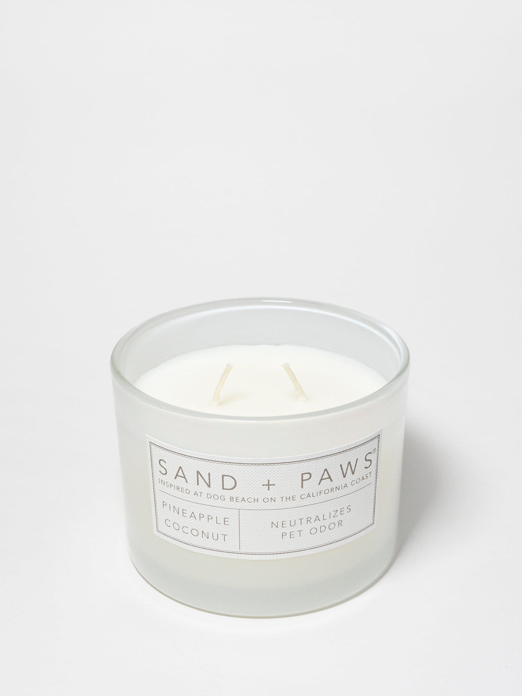 Scented Sand + Paws Pineapple Coconut 12 oz scented candle